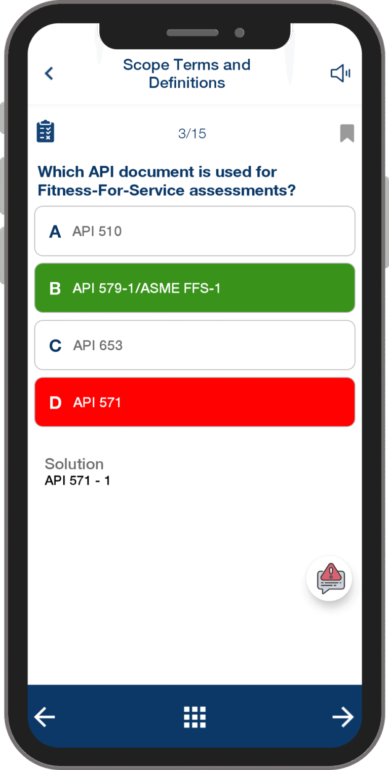 API 571 questions